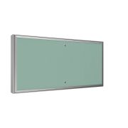 Люк ревизионный D Ceramo Base 600х300 скрытый монтаж съемный алюминий EVECS