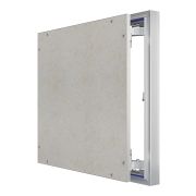 Люк ревизионный D Ceramo Optimum 500х500 скрытый монтаж петля алюминий EVECS