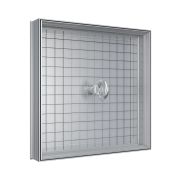 Люк ревизионный D Floor 300х300 напольный скрытый монтаж алюминий EVECS