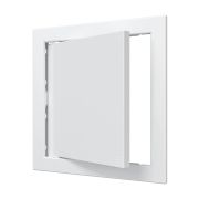 Люк ревизионный Л фланец 196х196 нажимной 218х218 пластик EVECS