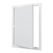 Люк ревизионный Л фланец 296х396 нажимной 318х418 пластик EVECS