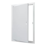 Люк ревизионный ЛТМ фланец 400х600 ручка магнит 460х660 окрашенная сталь EVECS