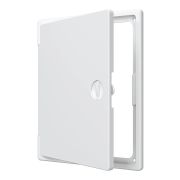 Люк ревизионный ЛТП накладной ручка-задвижка 200х250 пластик EVECS