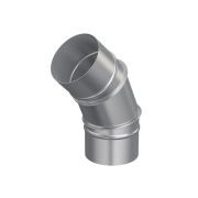 Отвод OTG D100 45° оцинкованная сталь ERA PRO