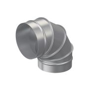 Отвод OTG D100 90° оцинкованная сталь ERA PRO