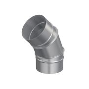 Отвод OTG D125 45° оцинкованная сталь ERA PRO