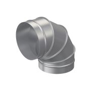 Отвод OTG D125 90° оцинкованная сталь ERA PRO