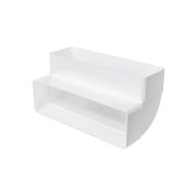 Колено КВП 60х204 вертикальное пластик ERA