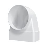 Переходник СККП D100 90° 60х120 пластик ERA