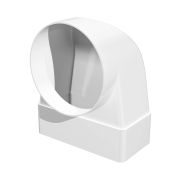 Переходник СККП D125 90° 60х204 пластик ERA