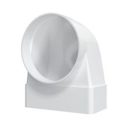 Переходник СКФП D100 90° 60х120 пластик ERA