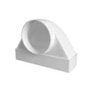 Переходник СКФП D100 90° 60х204 пластик ERA