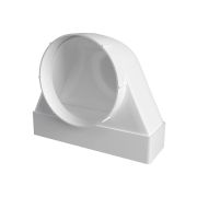 Переходник СКФП D125 90° 60х204 пластик ERA