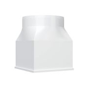 Переходник СПКП D125 126х126 пластик ERA