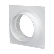 Площадка торцевая SKNP фланец D100 соединитель 150x135 пластик ERA