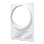 Площадка торцевая ПТПР фланец D150 решетка 180х250 пластик ERA