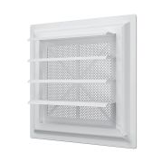 Решетка вентиляционная AIRVENT регулируемая жалюзи 281х281 пластик ERA