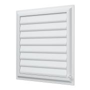 Решетка вентиляционная AIRVENT регулируемая жалюзи 402х442 пластик ERA