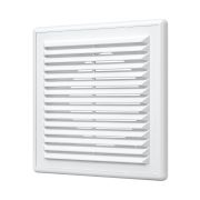 Решетка вентиляционная RF фланец D100 разъемная 150x150 пластик ERA