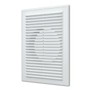 Решетка вентиляционная RF фланец D125 разъемная 183х253 пластик ERA