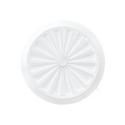 Решетка вентиляционная RKU фланец D90-160 регулируемая D180 пластик ERA