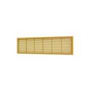 Решетка вентиляционная ДП фланец 220х60 переточная 227х67 пластик Beige ERA