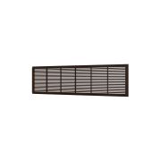 Решетка вентиляционная ДП фланец 220х60 переточная 227х67 пластик Brown ERA