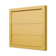 Выход стенной КФ фланец D100 жалюзи 150x150 ASA Beige ERA