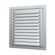 Решетка вентиляционная МЦ сетка 200х200 оцинкованная сталь ERA