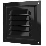 Решетка вентиляционная МЭ сетка 125х125 окрашенная сталь Black ERA