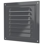 Решетка вентиляционная МЭ сетка 150х150 окрашенная сталь Gray ERA