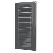 Решетка вентиляционная МЭ сетка 150х300 окрашенная сталь Gray ERA