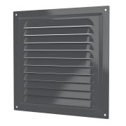 Решетка вентиляционная МЭ сетка 200х200 окрашенная сталь Gray ERA