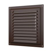 Решетка вентиляционная МЭ сетка 200х200 окрашенная сталь Brown ERA