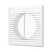 Решетка вентиляционная ПФ фланец D100 разъемная 150x150 пластик ERA