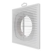 Решетка вентиляционная ПФ фланец D125 разъемная 209х209 пластик ERA