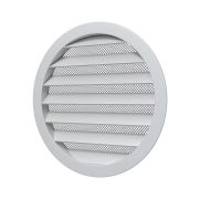 Решетка вентиляционная РКМ фланец D160 сетка D185 алюминий ERA