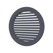 Решетка вентиляционная РКН фланец D160 D196 ASA Gray ERA