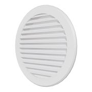 Решетка вентиляционная РКС фланец D150 сетка D186 пластик ERA