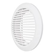 Решетка вентиляционная РКФ фланец D120 разъемная D165 пластик ERA