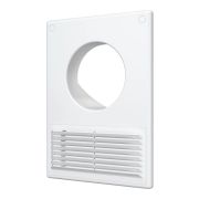 Решетка вентиляционная РУФ фланец D125/60х120 разъемная 185х254 пластик ERA