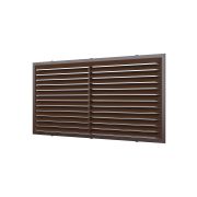 Решетка вентиляционная С сетка 217х113 пластик Brown ERA