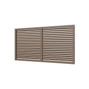 Экран радиаторный ПР фланец 600х1200 пластик Oak ERA