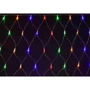 Гирлянда «Сеть» 1.5х1.5м 160LED RGB IP20 провод прозр. 230В с контроллером 8 режимов IEK LGDB410-3-160-L1-T-S-44