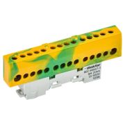 Шина PE «земля» изол. на универс. держ. 8х12-12-ЖЗ TEKFOR IEK TF-NN20-12-KL-K52