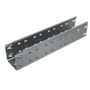 Лоток листовой перфорированный 400х100 L3000 сталь 1мм «Быстрый монтаж ПЛЮС» LPplus100-400-1.0-3000 оцинк. КМ PL0281