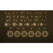 Гирлянда светодиодная «Бахрома» «Звезды и снежинки» 95 005 NGF-D032-01 2.5х1м WW IP20 Navigator 95005
