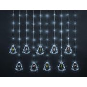 Гирлянда светодиодная «Бахрома» «Елки и фигурки» 95 008 NGF-D034-02 3х0.6м CW IP20 Navigator 95008