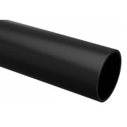 Труба гладкая ПВХ жесткая d25мм черн. (дл.3м) Plast EKF trg-25b-3m