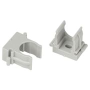 Держатель для труб (клипса) d16мм для прямого монтажа CLIP-16-G-MP сер. (уп.100шт) Эра Б0062103